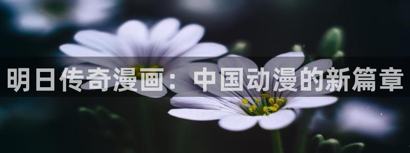 哔咔漫画官网网页版：明日传奇漫画：中国动漫的新篇章
